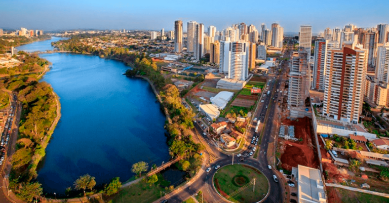 Vista do Lago Igapó, em Londrina